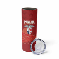 Afro-Panama Football 2026 Custom Skinny Tumbler La Marea Roja Making History - Wonder Print Shop