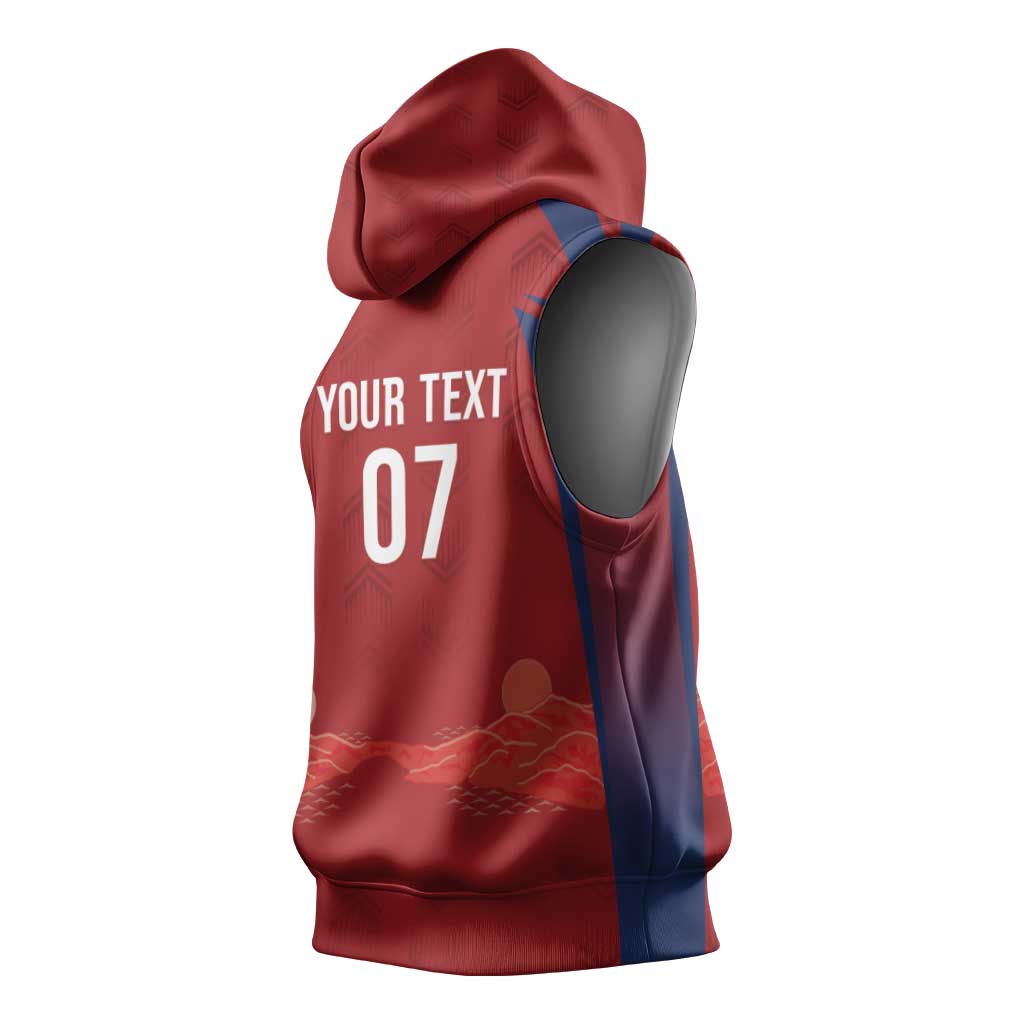 Afro-Panama Football 2026 Custom Sleeveless Hoodie La Marea Roja Making History - Wonder Print Shop