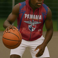 Afro-Panama Football 2026 Custom Sleeveless Zip Hoodie La Marea Roja Making History - Wonder Print Shop