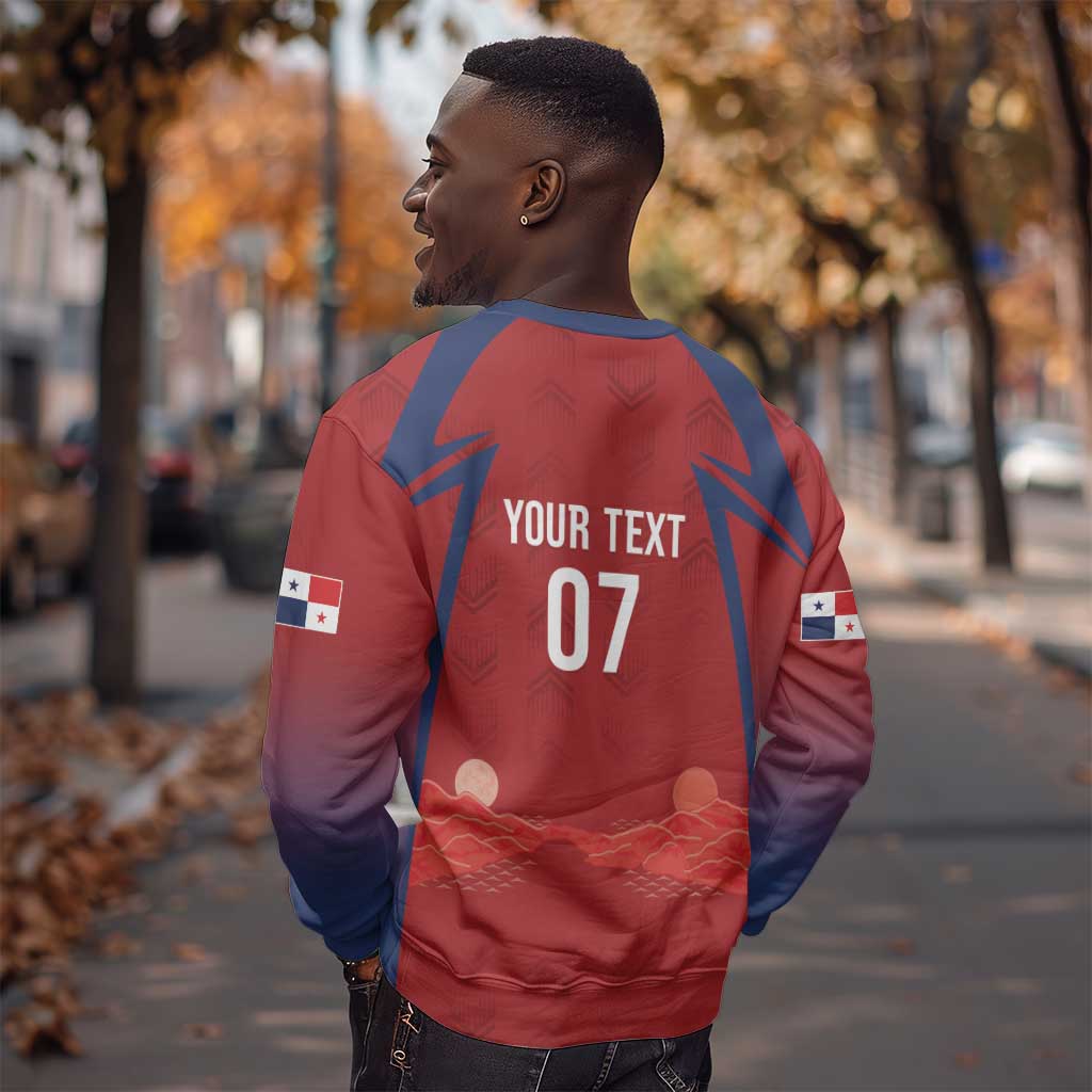Afro-Panama Football 2026 Custom Sweatshirt La Marea Roja Making History - Wonder Print Shop