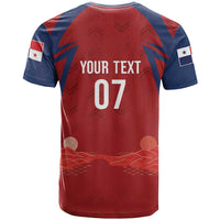 Afro-Panama Football 2026 Custom T shirt La Marea Roja Making History LT7