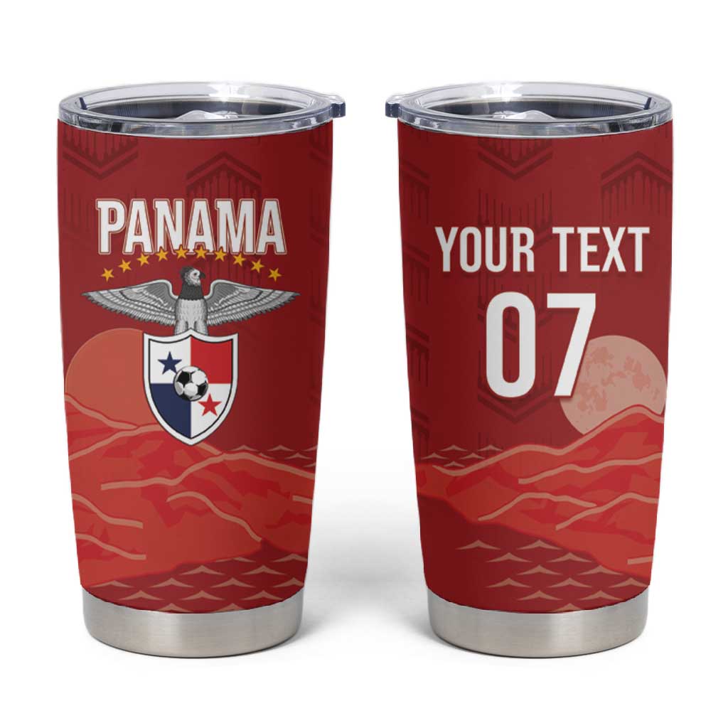 Afro-Panama Football 2026 Custom Tumbler Cup La Marea Roja Making History - Wonder Print Shop