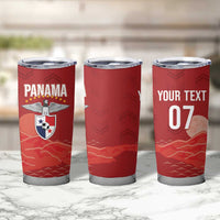 Afro-Panama Football 2026 Custom Tumbler Cup La Marea Roja Making History - Wonder Print Shop