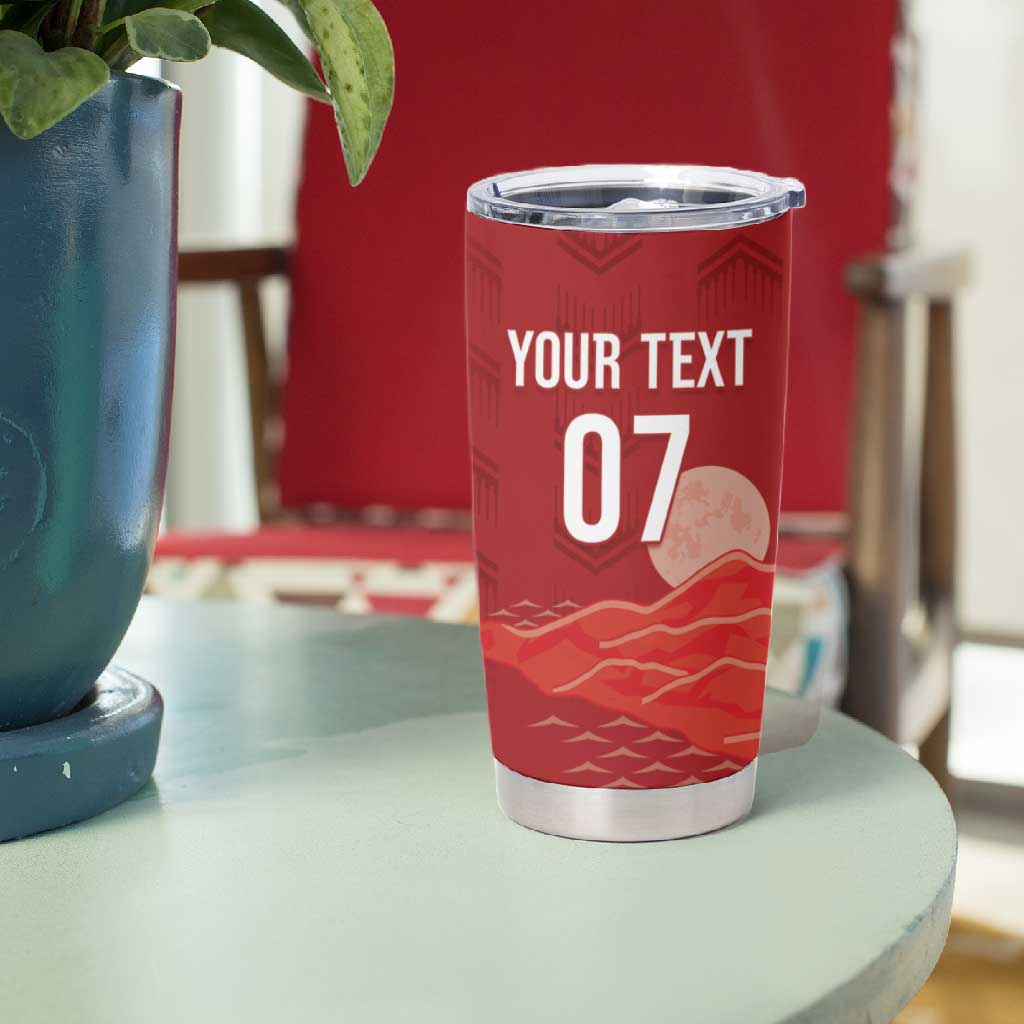 Afro-Panama Football 2026 Custom Tumbler Cup La Marea Roja Making History - Wonder Print Shop