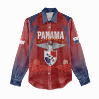 Afro-Panama Football 2026 Custom Women Casual Shirt La Marea Roja Making History - Wonder Print Shop