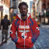 Afro-Panama Football 2026 Custom Zip Hoodie La Marea Roja Making History - Wonder Print Shop