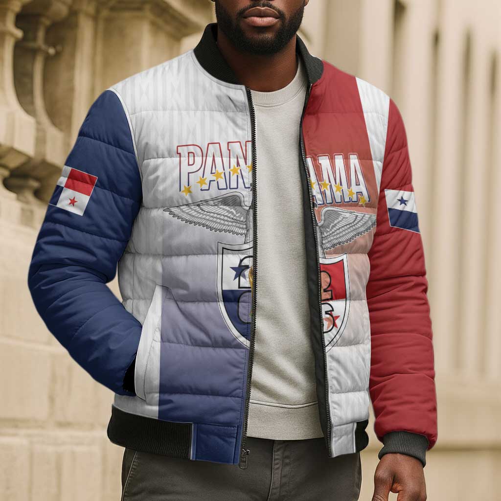 Afro-Panama Football Los Canaleros 2026 Custom Bomber Puffer Jacket Rising Glory - Wonder Print Shop