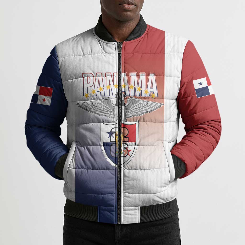 Afro-Panama Football Los Canaleros 2026 Custom Bomber Puffer Jacket Rising Glory - Wonder Print Shop