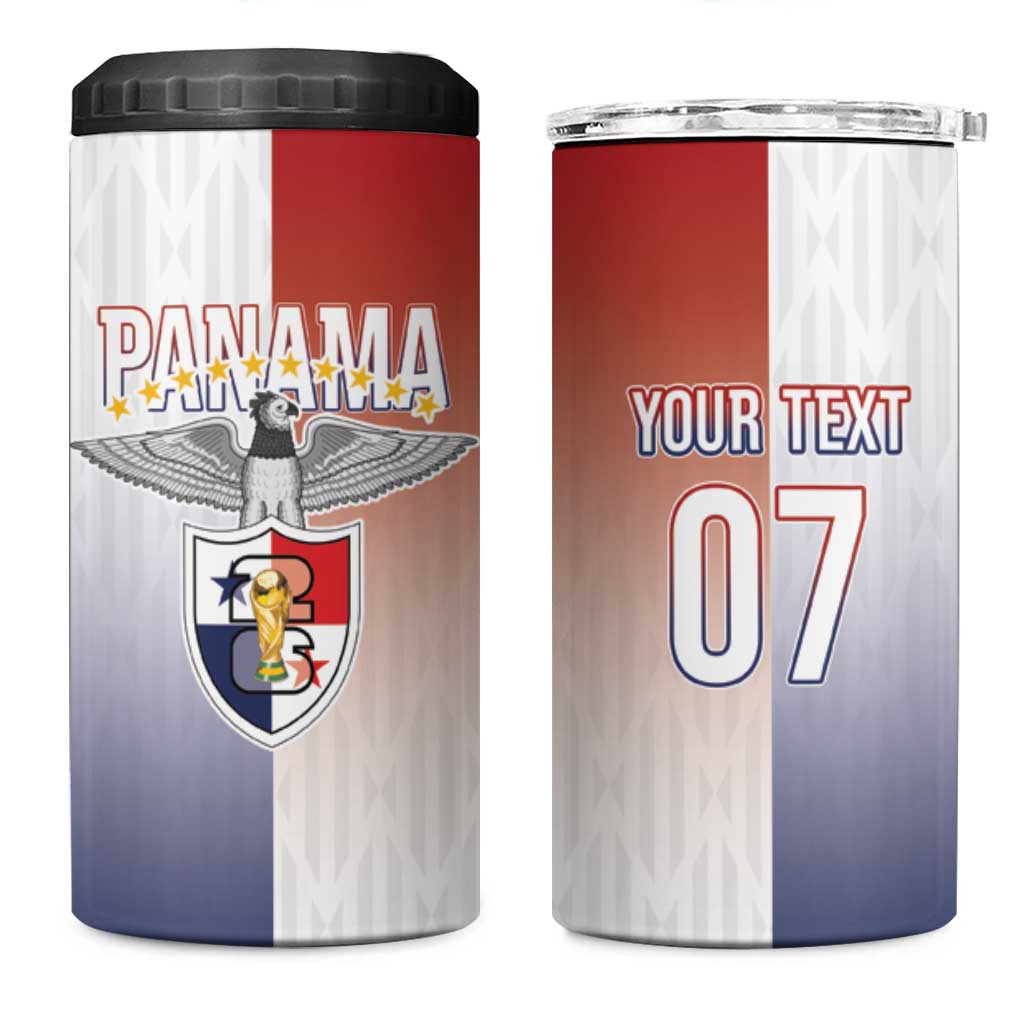 Afro-Panama Football Los Canaleros 2026 Custom 4 in 1 Can Cooler Tumbler Rising Glory - Wonder Print Shop