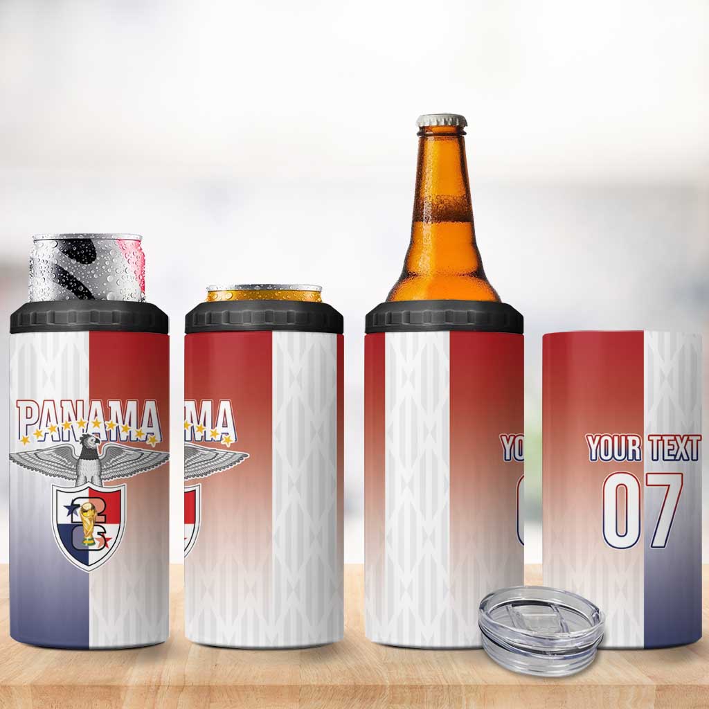Afro-Panama Football Los Canaleros 2026 Custom 4 in 1 Can Cooler Tumbler Rising Glory - Wonder Print Shop
