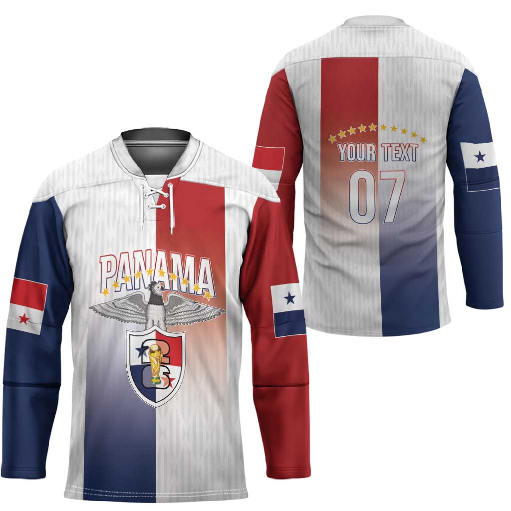 Afro-Panama Football Los Canaleros 2026 Custom Hockey Jersey Rising Glory - Wonder Print Shop