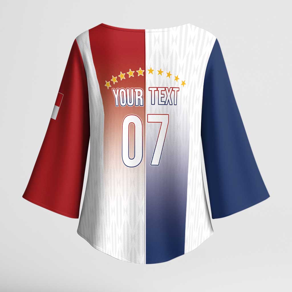 Afro-Panama Football Los Canaleros 2026 Custom Kimono Sleeve Blouse Rising Glory - Wonder Print Shop