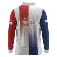 Afro-Panama Football Los Canaleros 2026 Custom Long Sleeve Polo Shirt Rising Glory - Wonder Print Shop