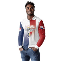 Afro-Panama Football Los Canaleros 2026 Custom Long Sleeve Polo Shirt Rising Glory - Wonder Print Shop