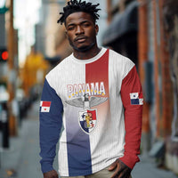 Afro-Panama Football Los Canaleros 2026 Custom Long Sleeve Shirt Rising Glory - Wonder Print Shop