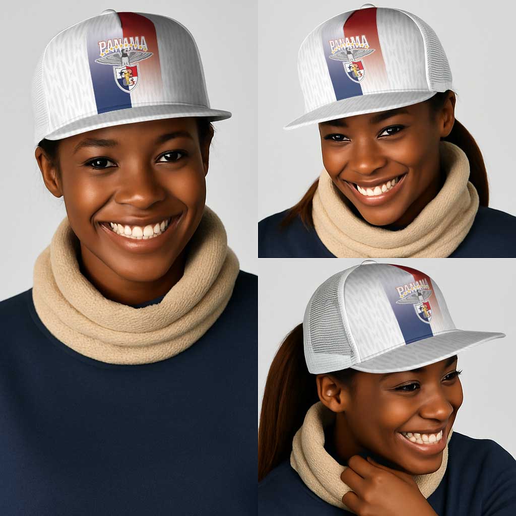 Afro-Panama Football Los Canaleros 2026 Mesh Trucker Cap Rising Glory - Wonder Print Shop