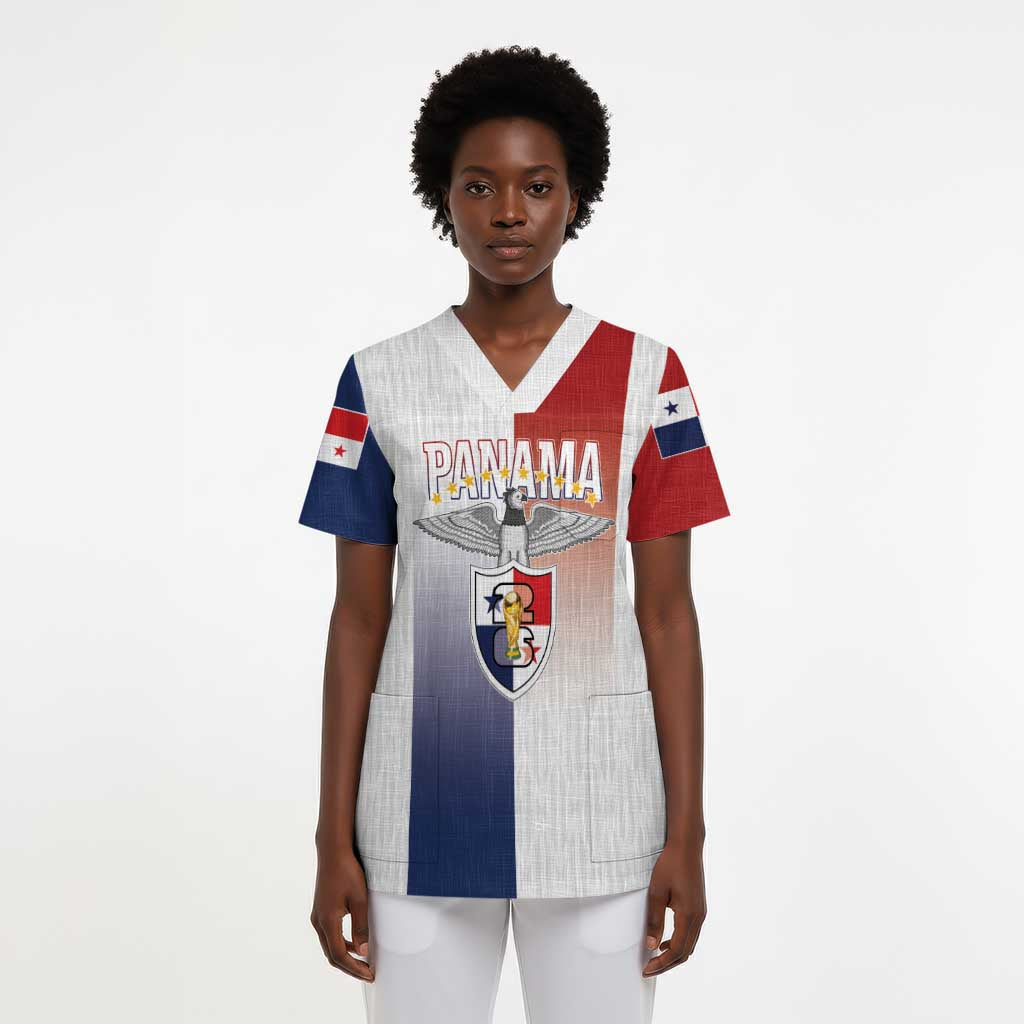 Afro-Panama Football Los Canaleros 2026 Custom Scrub Top Rising Glory - Wonder Print Shop