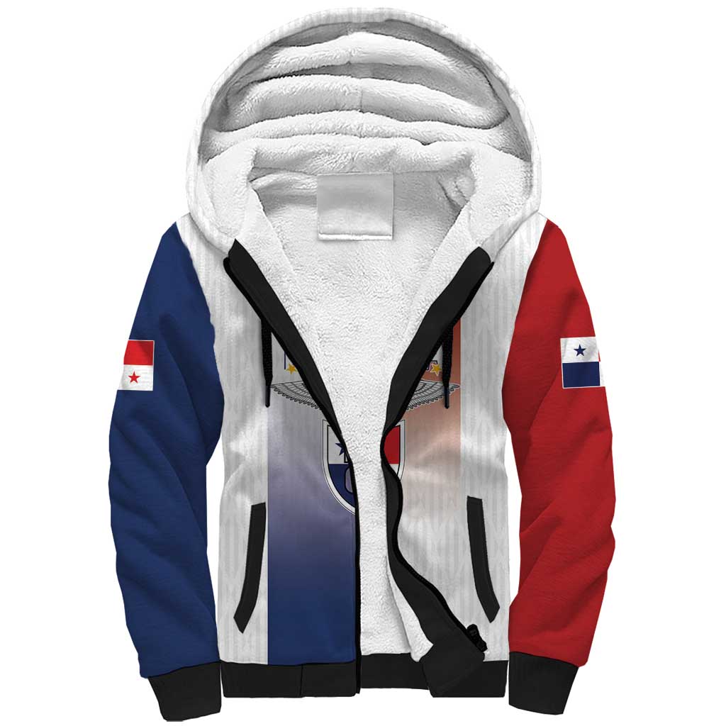 Afro-Panama Football Los Canaleros 2026 Custom Sherpa Hoodie Rising Glory - Wonder Print Shop