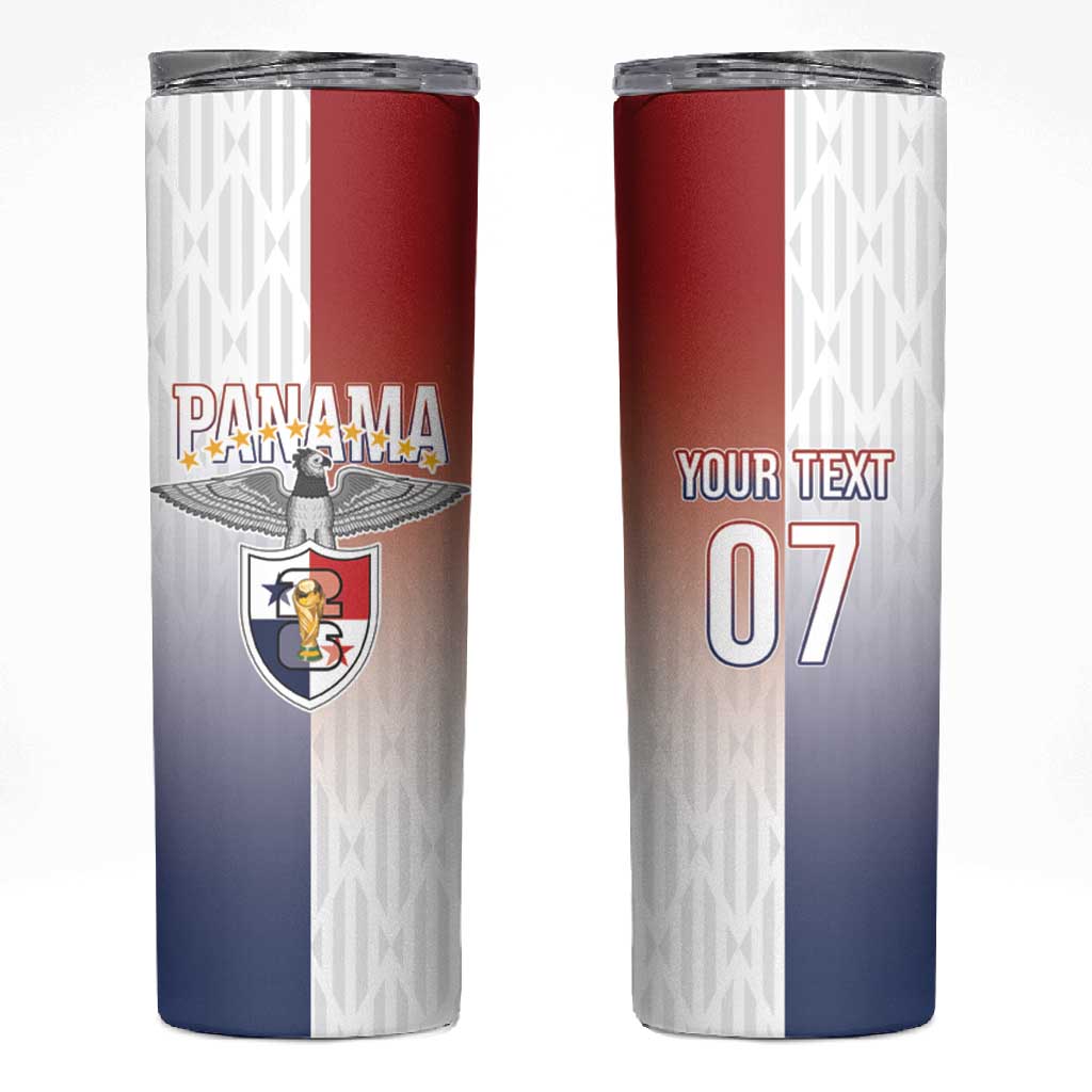 Afro-Panama Football Los Canaleros 2026 Custom Skinny Tumbler Rising Glory - Wonder Print Shop