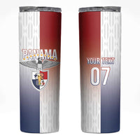 Afro-Panama Football Los Canaleros 2026 Custom Skinny Tumbler Rising Glory - Wonder Print Shop