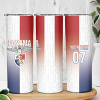 Afro-Panama Football Los Canaleros 2026 Custom Skinny Tumbler Rising Glory - Wonder Print Shop