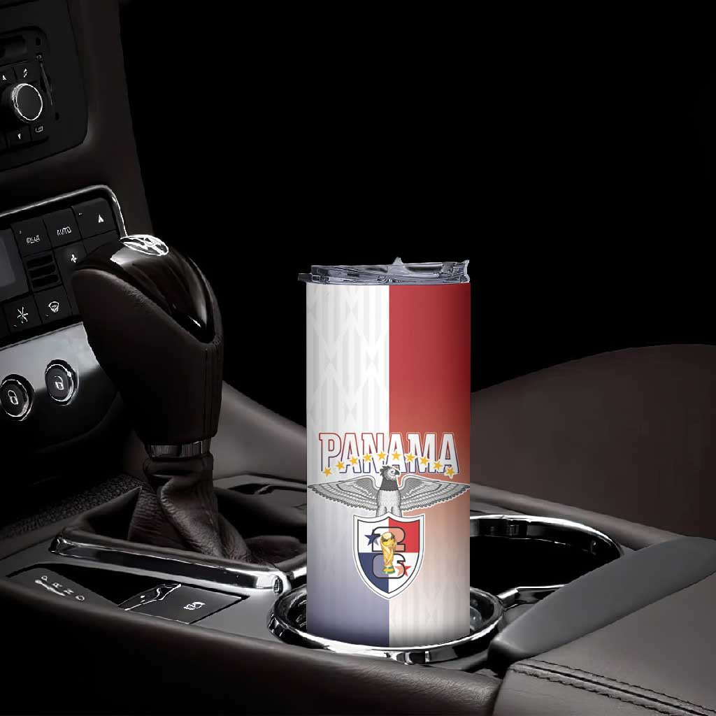 Afro-Panama Football Los Canaleros 2026 Custom Skinny Tumbler Rising Glory - Wonder Print Shop