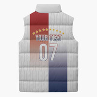 Afro-Panama Football Los Canaleros 2026 Custom Sleeveless Puffer Jacket Rising Glory - Wonder Print Shop