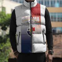 Afro-Panama Football Los Canaleros 2026 Custom Sleeveless Puffer Jacket Rising Glory - Wonder Print Shop