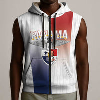 Afro-Panama Football Los Canaleros 2026 Custom Sleeveless Zip Hoodie Rising Glory - Wonder Print Shop