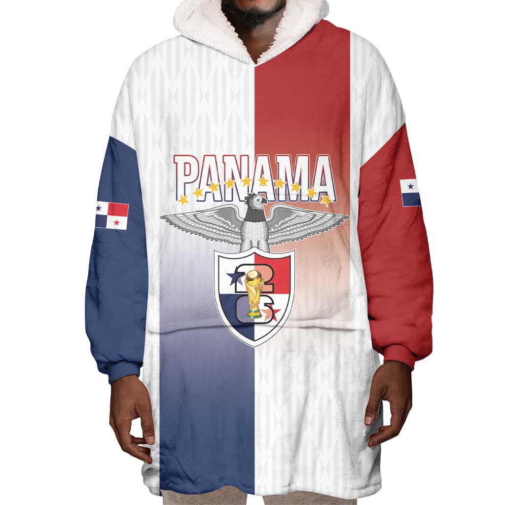 Afro-Panama Football Los Canaleros 2026 Custom Wearable Blanket Hoodie Rising Glory - Wonder Print Shop