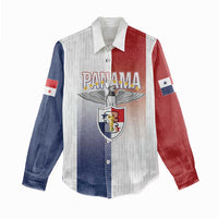 Afro-Panama Football Los Canaleros 2026 Custom Women Casual Shirt Rising Glory - Wonder Print Shop
