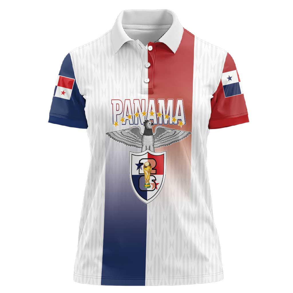 Afro-Panama Football Los Canaleros 2026 Custom Women Polo Shirt Rising Glory LT7
