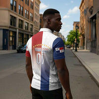 Afro-Panama Football Los Canaleros 2026 Custom Zipper Polo Shirt Rising Glory - Wonder Print Shop