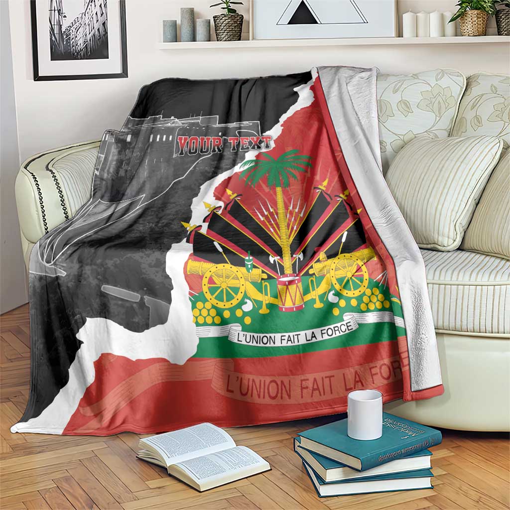 Personalized Haiti First Black Republic 1804 Blanket Ayiti Citadel Laferriere