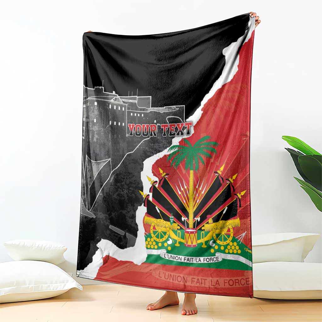 Personalized Haiti First Black Republic 1804 Blanket Ayiti Citadel Laferriere