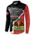 Personalized Haiti First Black Republic 1804 Button Sweatshirt Ayiti Citadel Laferriere
