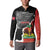 Personalized Haiti First Black Republic 1804 Button Sweatshirt Ayiti Citadel Laferriere