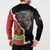 Personalized Haiti First Black Republic 1804 Button Sweatshirt Ayiti Citadel Laferriere