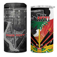 Personalized Haiti First Black Republic 1804 4 in 1 Can Cooler Tumbler Ayiti Citadel Laferriere