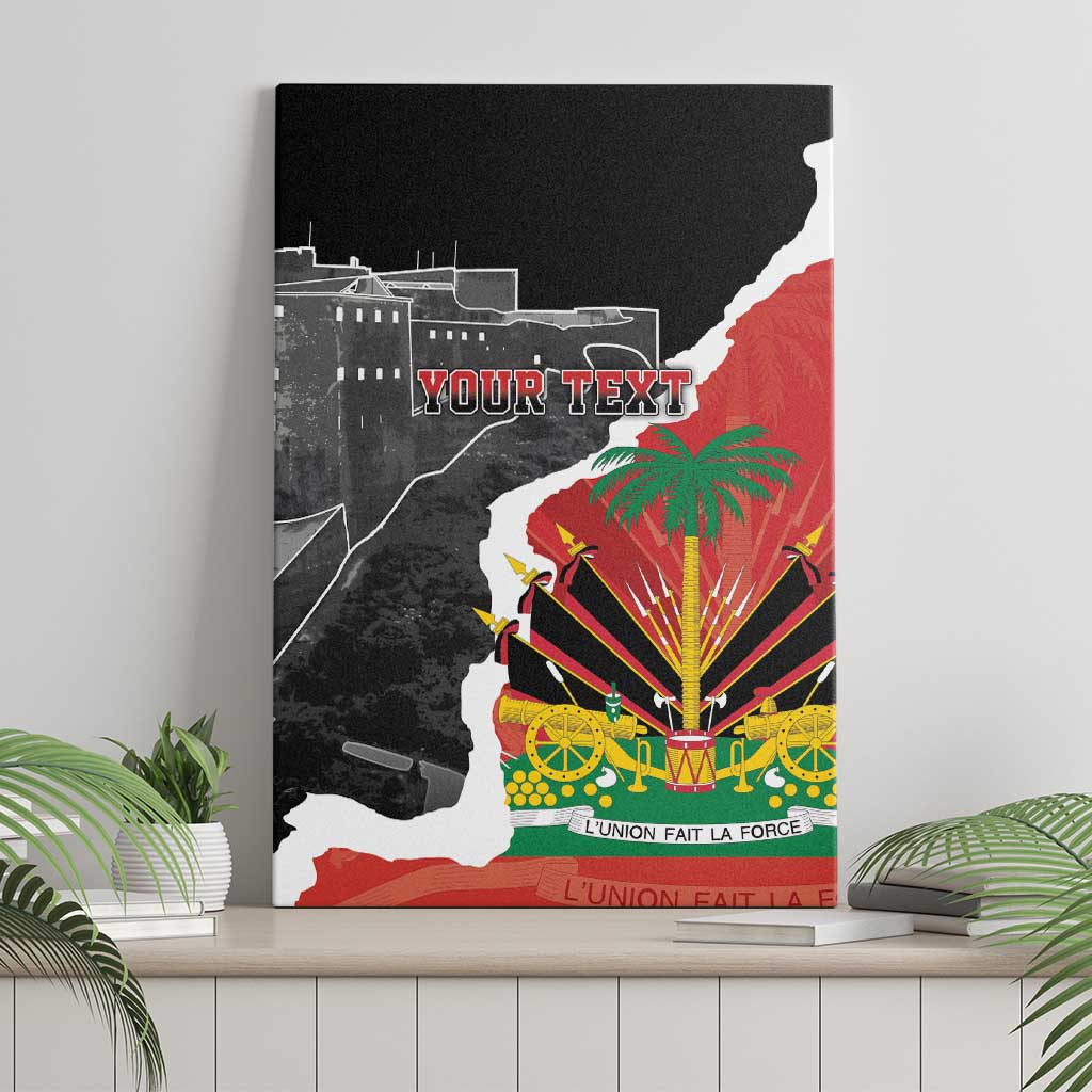 Personalized Haiti First Black Republic 1804 Canvas Wall Art Ayiti Citadel Laferriere