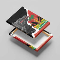 Personalized Haiti First Black Republic 1804 Canvas Wall Art Ayiti Citadel Laferriere