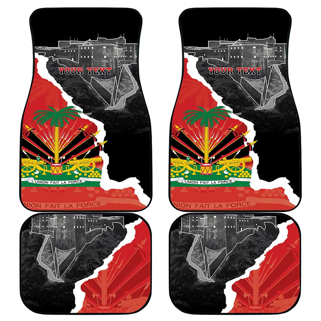 Personalized Haiti First Black Republic 1804 Car Mats Ayiti Citadel Laferriere