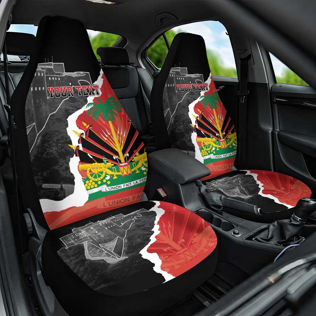 Personalized Haiti First Black Republic 1804 Car Seat Cover Ayiti Citadel Laferriere