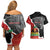Personalized Haiti First Black Republic 1804 Couples Matching Off Shoulder Short Dress and Hawaiian Shirt Ayiti Citadel Laferriere