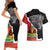 Personalized Haiti First Black Republic 1804 Couples Matching Short Sleeve Bodycon Dress and Hawaiian Shirt Ayiti Citadel Laferriere