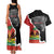 Personalized Haiti First Black Republic 1804 Couples Matching Tank Maxi Dress and Hawaiian Shirt Ayiti Citadel Laferriere