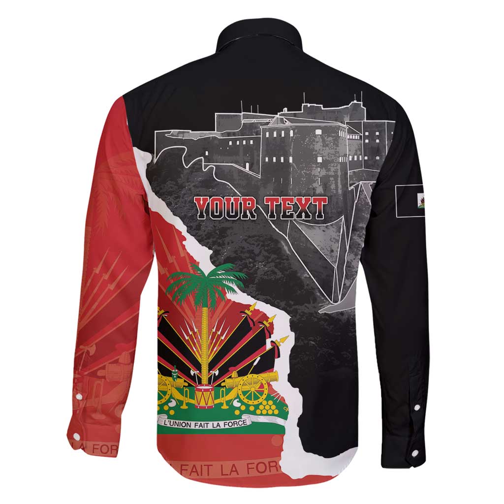 Personalized Haiti First Black Republic 1804 Family Matching Long Sleeve Bodycon Dress and Hawaiian Shirt Ayiti Citadel Laferriere