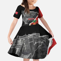 Personalized Haiti First Black Republic 1804 Family Matching Mermaid Dress and Hawaiian Shirt Ayiti Citadel Laferriere