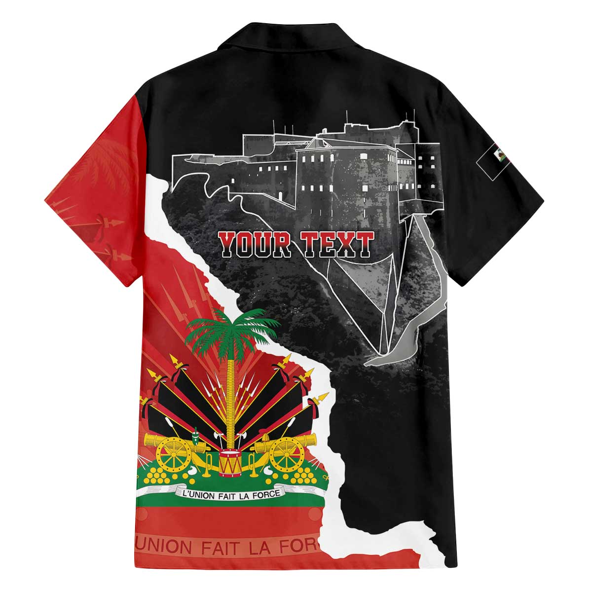 Personalized Haiti First Black Republic 1804 Family Matching Off The Shoulder Long Sleeve Dress and Hawaiian Shirt Ayiti Citadel Laferriere