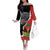 Personalized Haiti First Black Republic 1804 Family Matching Off The Shoulder Long Sleeve Dress and Hawaiian Shirt Ayiti Citadel Laferriere
